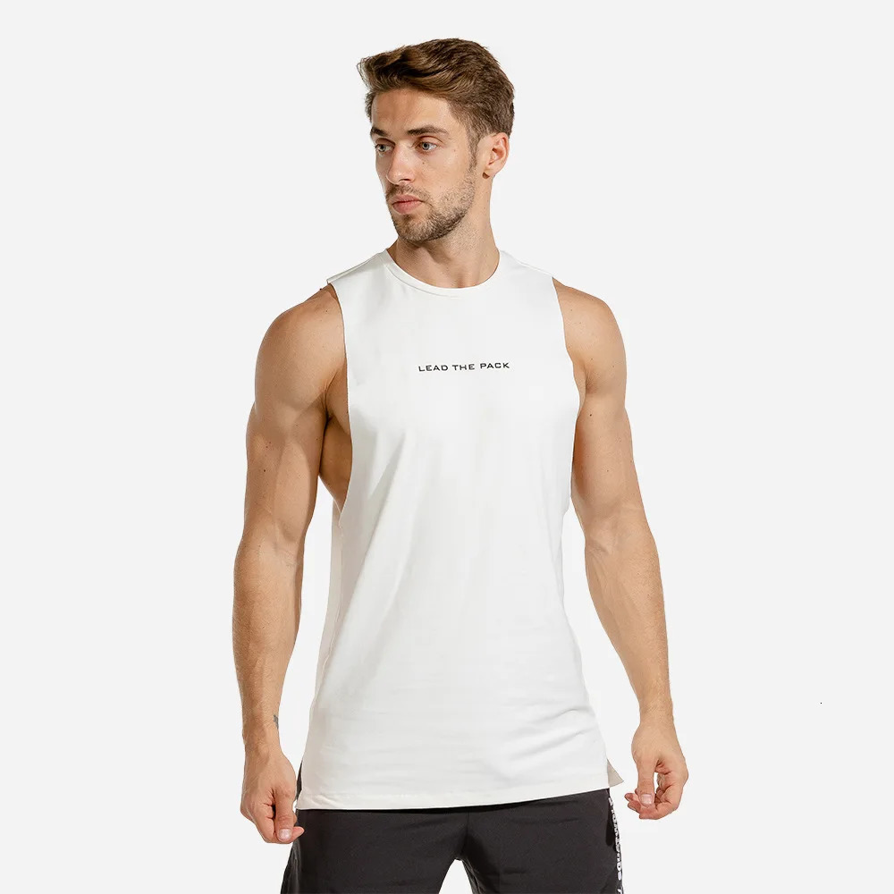 2023 Bodybuilding Men Tank Tops Gym Fitness Workout Quick dry Sleeveless shirt Man Summer fashion Jogging Casual Vest 250320