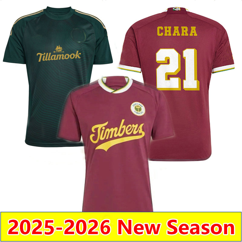 25 26 Portland Timbers soccer jerseys LASSITER MORA camesita 2025 2026 home away CHARA MORENO football shirt DA COSTA RODRIGUEZ AYALA KELSY men kids maillots de futol