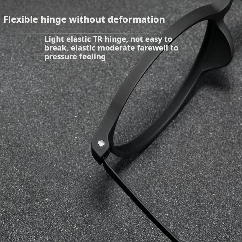 Ultra-light Classic Black TR90 Glasses Frame Flexible Elastic Temples Optical prescription Glasses For Men Women 3050 250228
