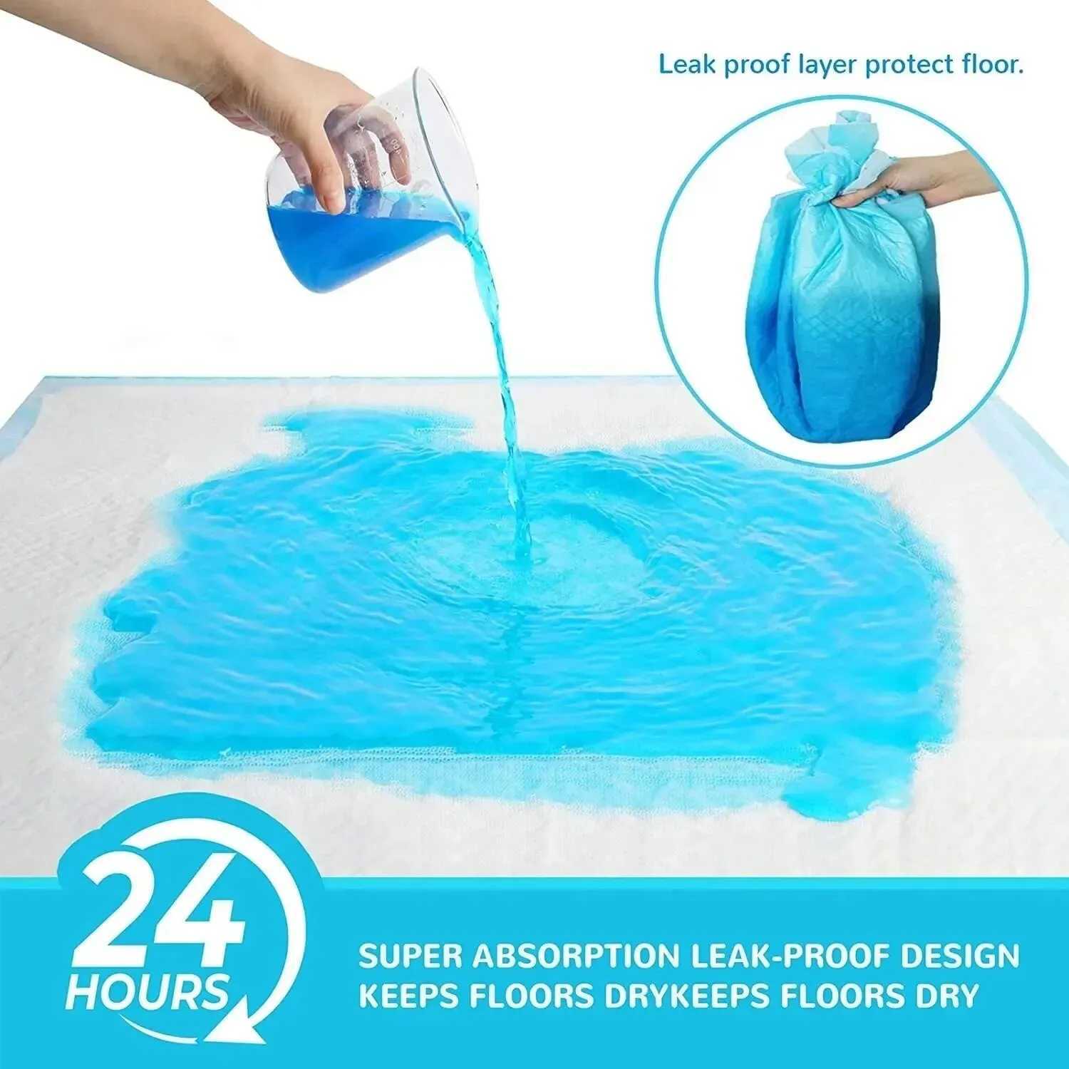 Super absorbent pet diaper dog thick diaper pad quick drying disposable diaper pad for cat and dog diapers deodorant pet supplies Y250320