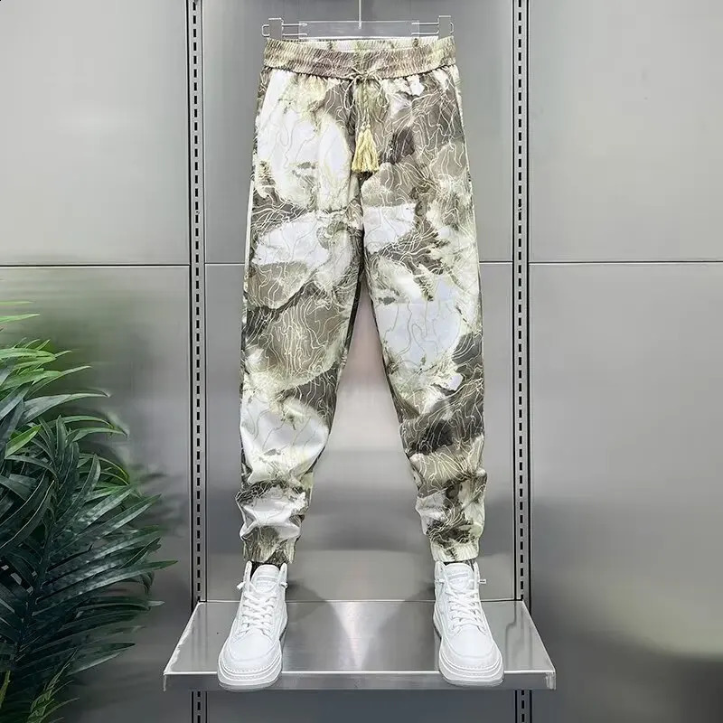 Running Mens Trousers Y2k Pants Gym Summer Joggers Korean Fashion Clothing Jogging Sweatshirts Large Sports Equipment 250319