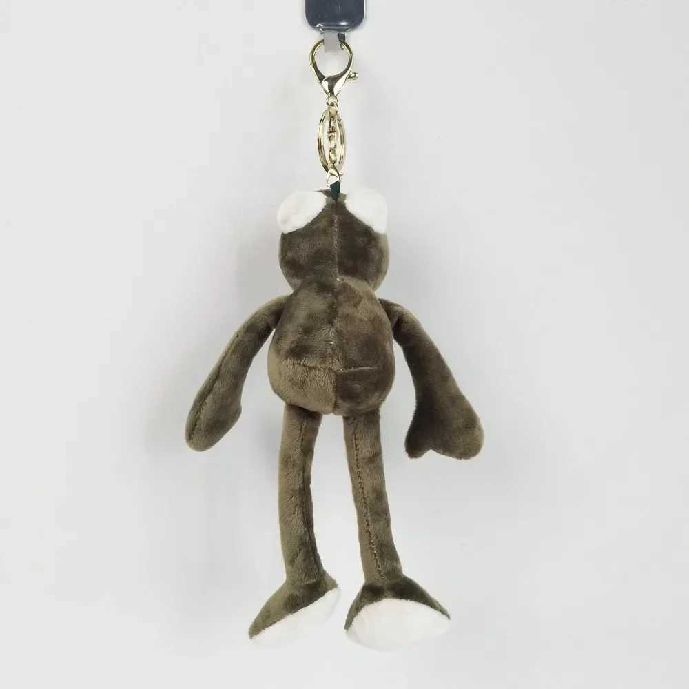 Keychain Frog Plush Keychains Pluff Funny Cartoon Rings Key Holder Gates Key Pendant Soft Stuffed Animal Kawaii KeychainXJ250319