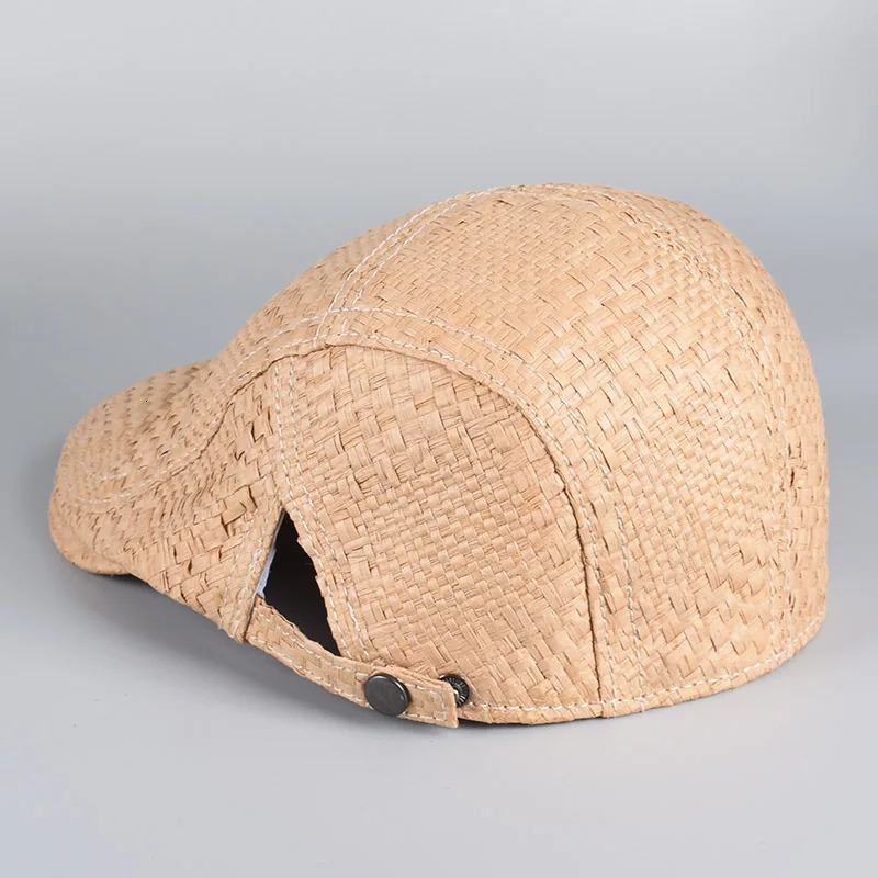 Summer Sun Hats sboy Caps Beret Men Women Fashion 2025 Outdoor Beach Straw Hat Male boina Peaky Blinders Mens Flat Caps 250320