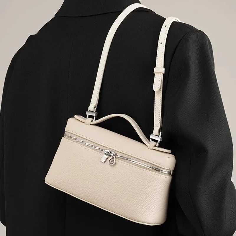 Elegant Womens Rice Box Bag Versatile Handheld Single Shoulder Crossbody Bag New Summer 2024 Style Soft Material Y250319