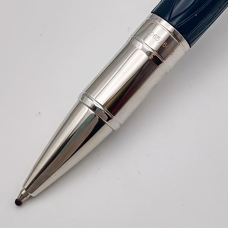 M Rollerball Ballpoint Pen Great Writer Edition Mark Twain Black Blue Wine Red Resin Engrave With Serial Number 0068/8000