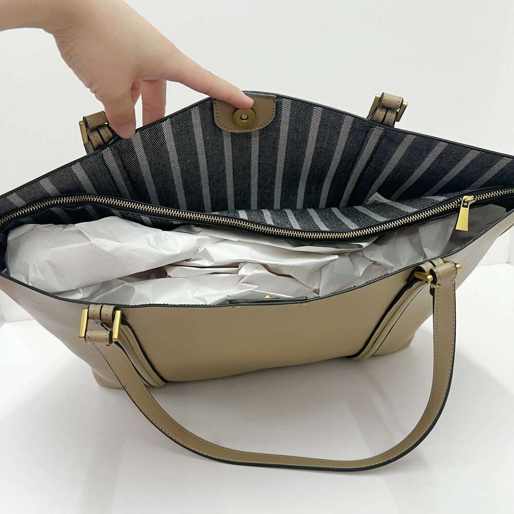 NEW Tote Women's Commute Handbag Big Work Bag Ladies Vintage Document Large Purse Travel Coffe Color