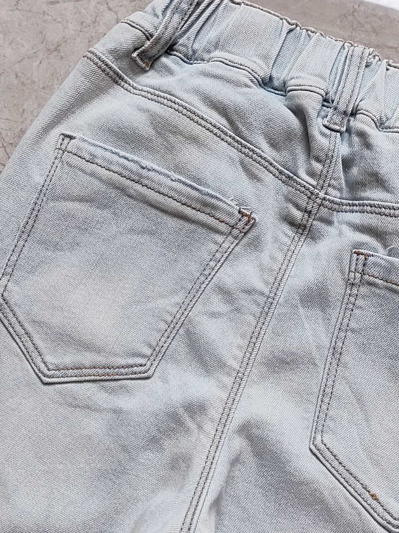 5170 5-14 years Boot Cut Kids Girls jeans Soft Denim Trousers Elastic Waist Kids Pants KIDS JEANST250326