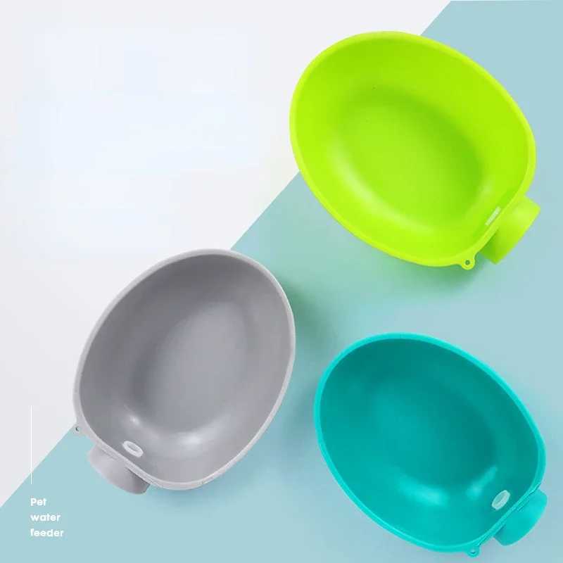 Dog Water Dispenser Portable Travel Pet Water Dispenser Leak proof Dog Bowl Food Cat Fountain Outdoor Walking Beverage Bottle Dog Feeder Y250319