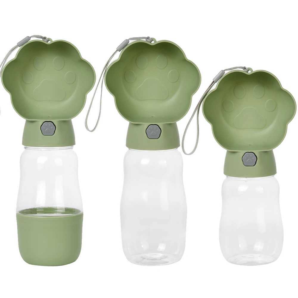 2-in-1 Large Dog Water Bottle Outdoor Travel Portable Dog Drinking Bowl for Small Dog Claw Design Small Dog Feeding Device Pet Supplies Y250319