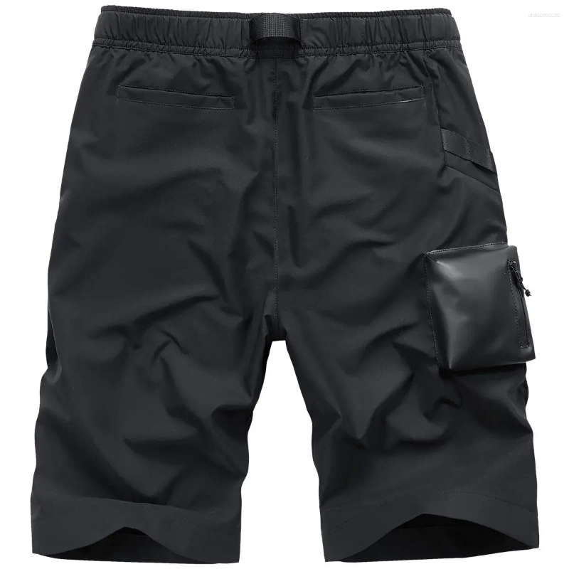 Men's Shorts Summer Functional Work Men Trend Loose Fitting Multi Pocket Pants Sports Quick Drying Casual Capris 2025 Y2k
