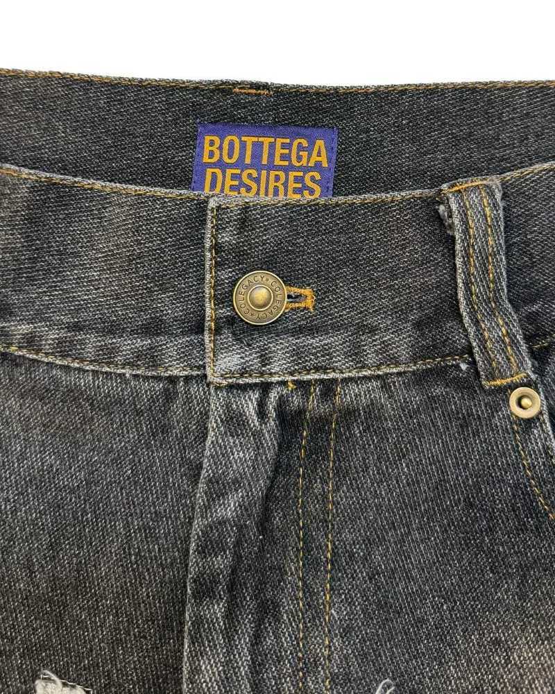 American Street Harajuku Retro Denim Shorts with Letter Embroidery Oversized Jeans Men Y2k Loose Casual Versatile Shorts Women W250319
