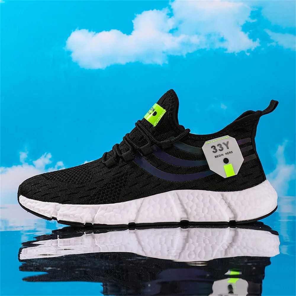 Mens Mesh Breathable Running Shoes Women Anti-Slip Casual Sneakers Couple Outdoor Jogging Shoes Elastic Male Female SneakersW250320