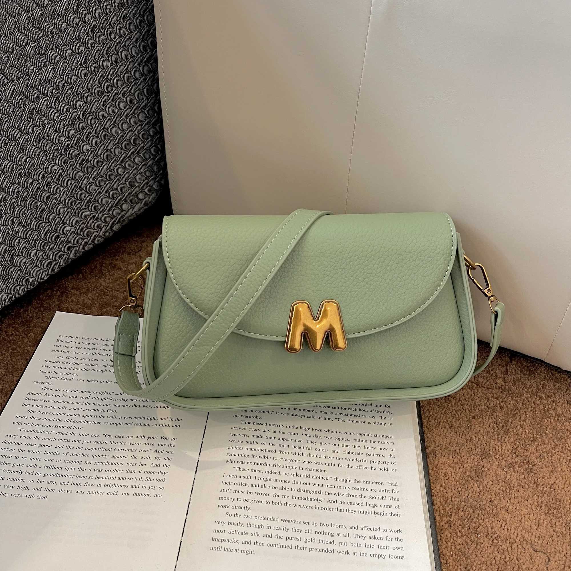 Ordinary womens bag Cookie size PU cross body bag Other car Suture cover types Y250319