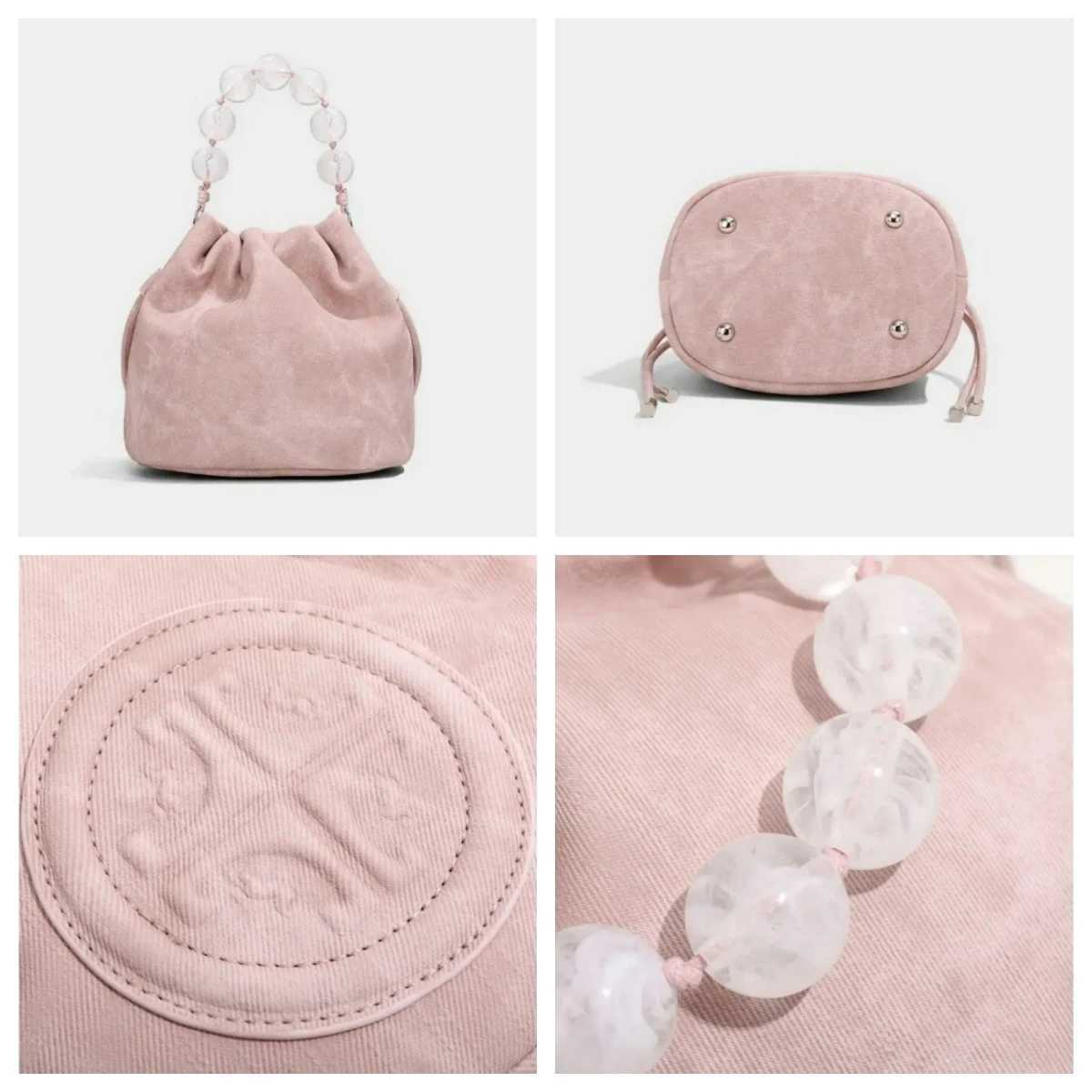 Top quality Brand High Quality New Style Free Delivery Designer Bag Light designer womens new bead shoulder cross body handbag with water and lucky ba