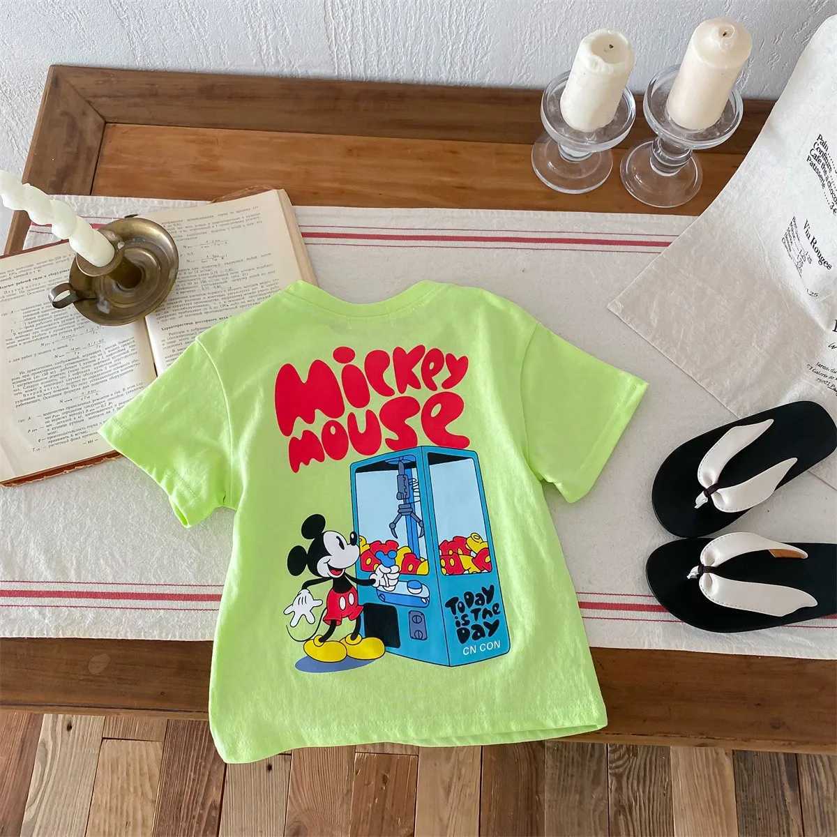 Boys T-shirt Summer Childrens Clothing Loose Fashion Short Sleeve Top Childrens T-shirt cartoon Printed Baby T-shirtT250320