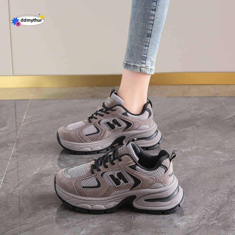 CRLAYDK Women's Chunky Sneakers Platform Breathable Running Shoes Comfortable Casual Lace Up Walking Workout Tennis for Lady ddmythur