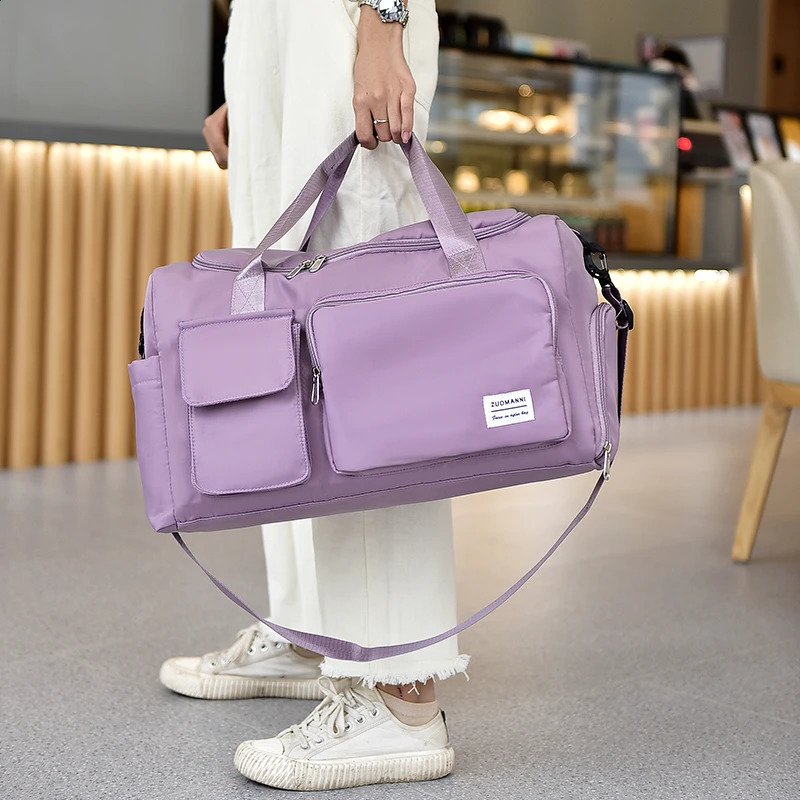Travel Bag Female LargeCapacity Hand Luggage DryWet Separation Sports Fitness ShortDistance Package 250317
