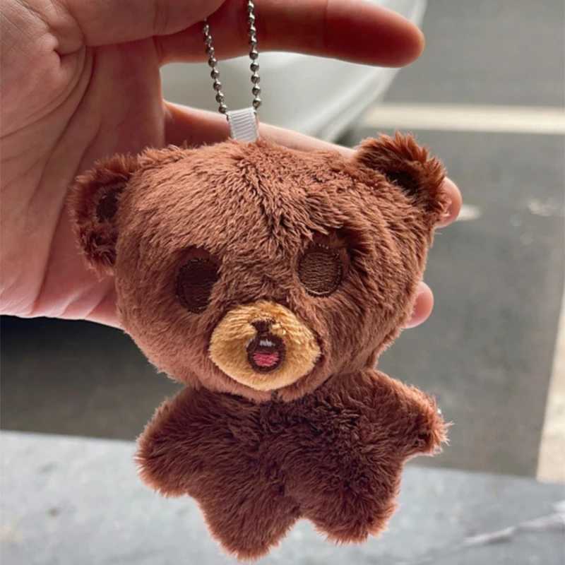 1 Kpop cartoon cheetah Lee Doyoung tag identical plush keychain Q-shaped mini Gomdo Lee Taeyong keychain bag pendantXJ250319