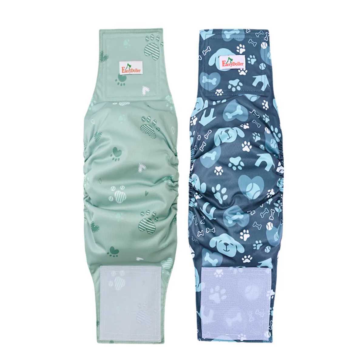 2 packs of pet mens dog diapers washable nap belly belt packaging reusable pet sanitary pants suitable for small dogs with leaking diapers Y250320