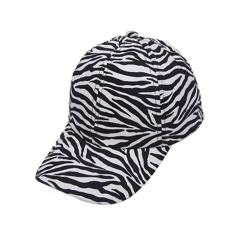 Leopard Zebra Pattern Adjustable Sun Protection Dad Hat Spring Autumn Personality Women Baseball Cap Peaked Cap 250320