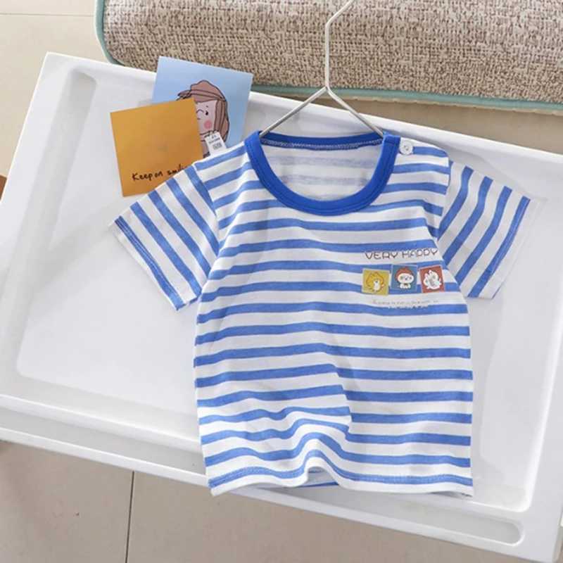 Childrens Boys Girls T-Shirt Kids Clothes Summer Cartoon Tops Short Sleeve Clothes Cotton Comfortable Baby T-Shirt ClothingT250320