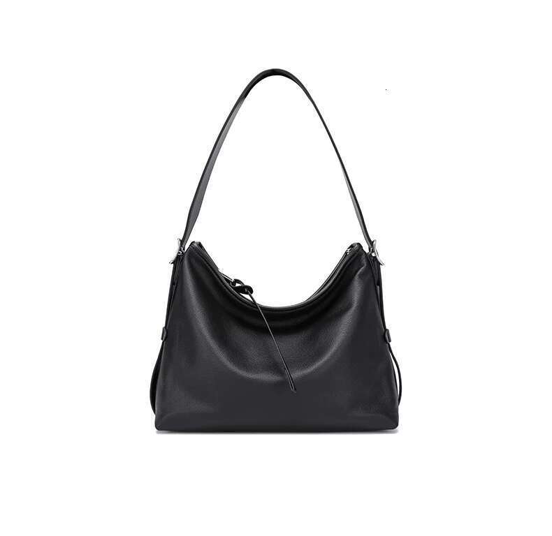 Cowhide Genuine Leather Handbags Women Casual Shoulder Bag Female Fashion Shopping Retro Large Designer Ladies Bags New