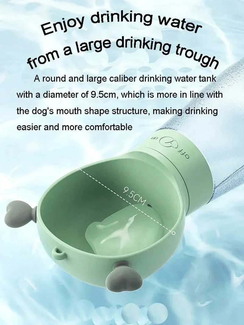 Portable Pet Dog Water Bottle For Small Large Dogs Travel Puppy Cat Drinking Bowl Outdoor Pet Water Dispenser Feeder Pet Product Y250319
