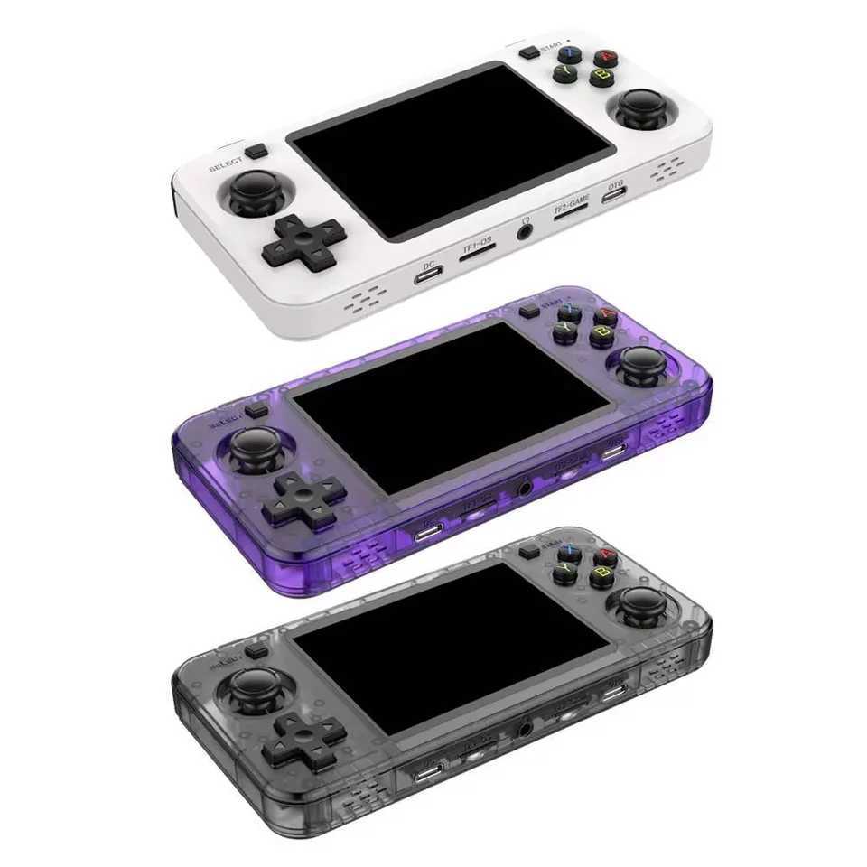 r36h Handheld Game Console 3.5-Inch IPS Sn Linux RK3326 Retro 64/128GB Open-Source Linux System Classic Game Consoles B250620