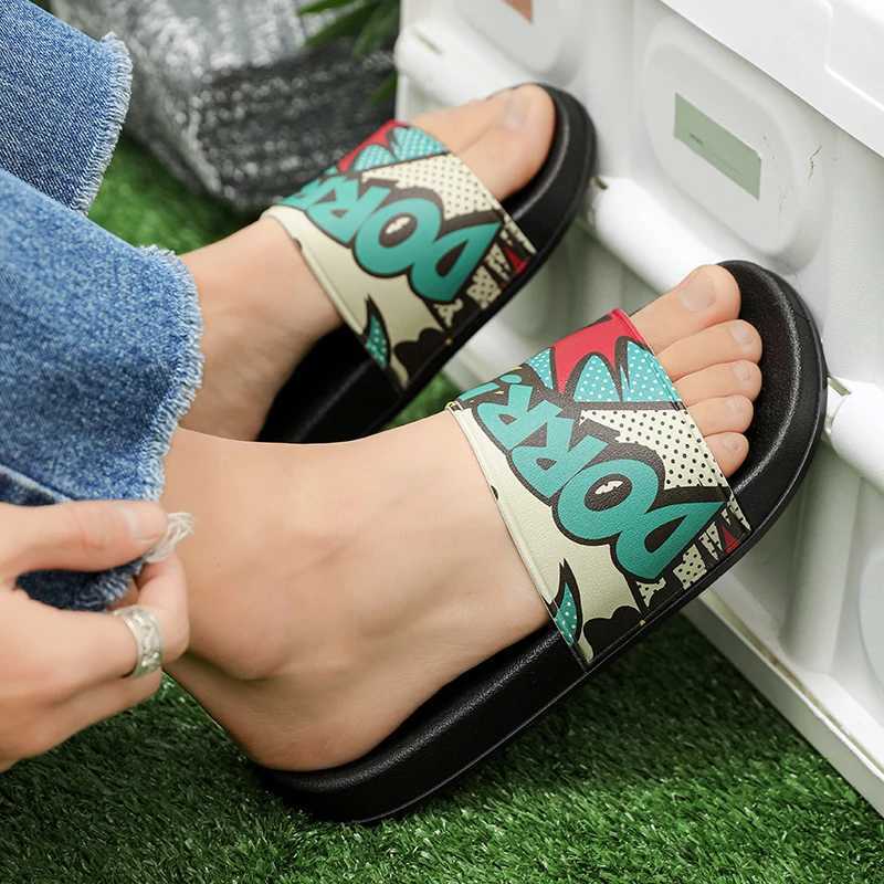 Mens slippers sandals bathroom slippers mens slippers soft and comfortable N-Slip couple Wenhe shoes neutral Fi Y250320