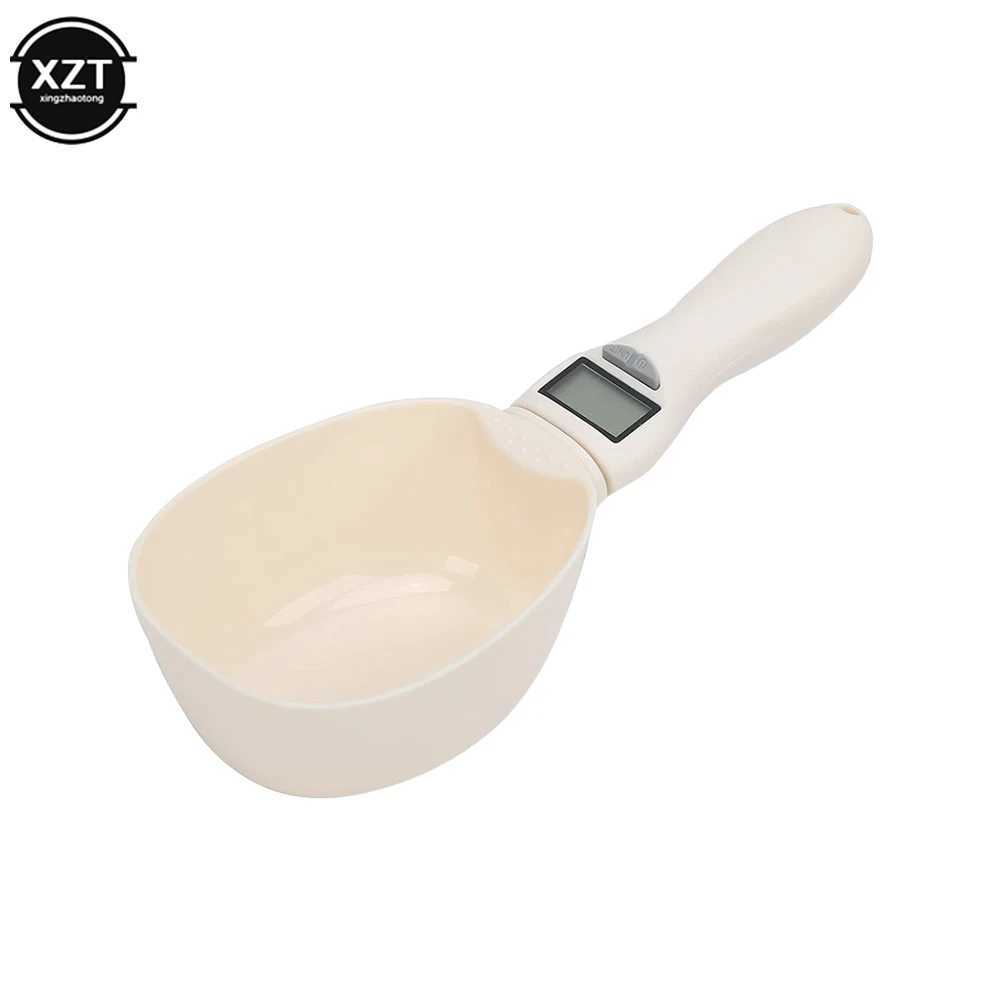 Pet Food Measuring Scoop Electronic Dog Cat Food Measuring Cup Digital Spoon Scale Kitchen Food Scale with LED Display Y250319