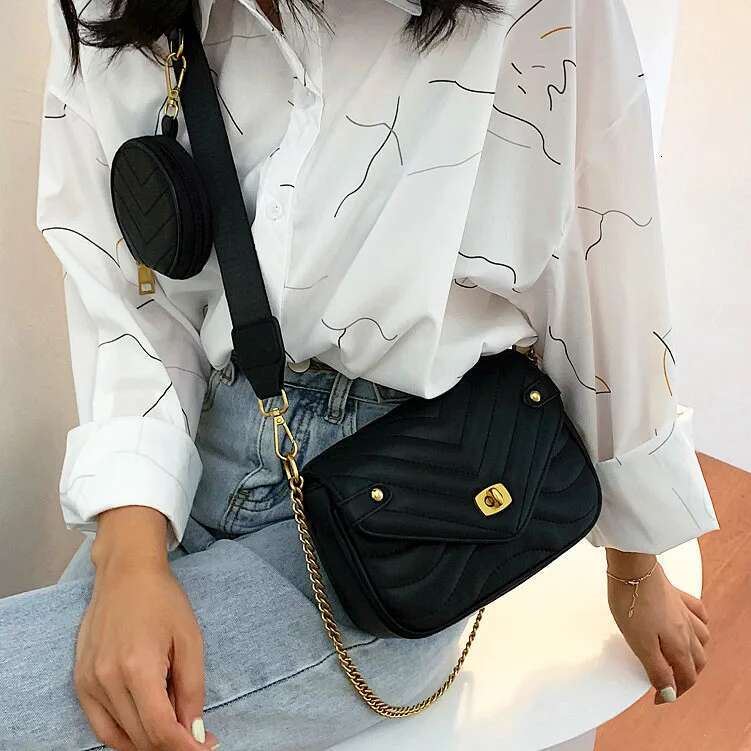 Crossbody For Women New Purse And Handbag Female Travel PU Leather Shoulder Ladies Brand Designer Chain Bag Small