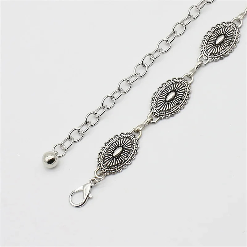 Retro Versatile Ethnic Style Metal Bohemian Waist Chain Belt For Women Fashion Sweater Chain Waist Seal Body Decor Accessories 250320
