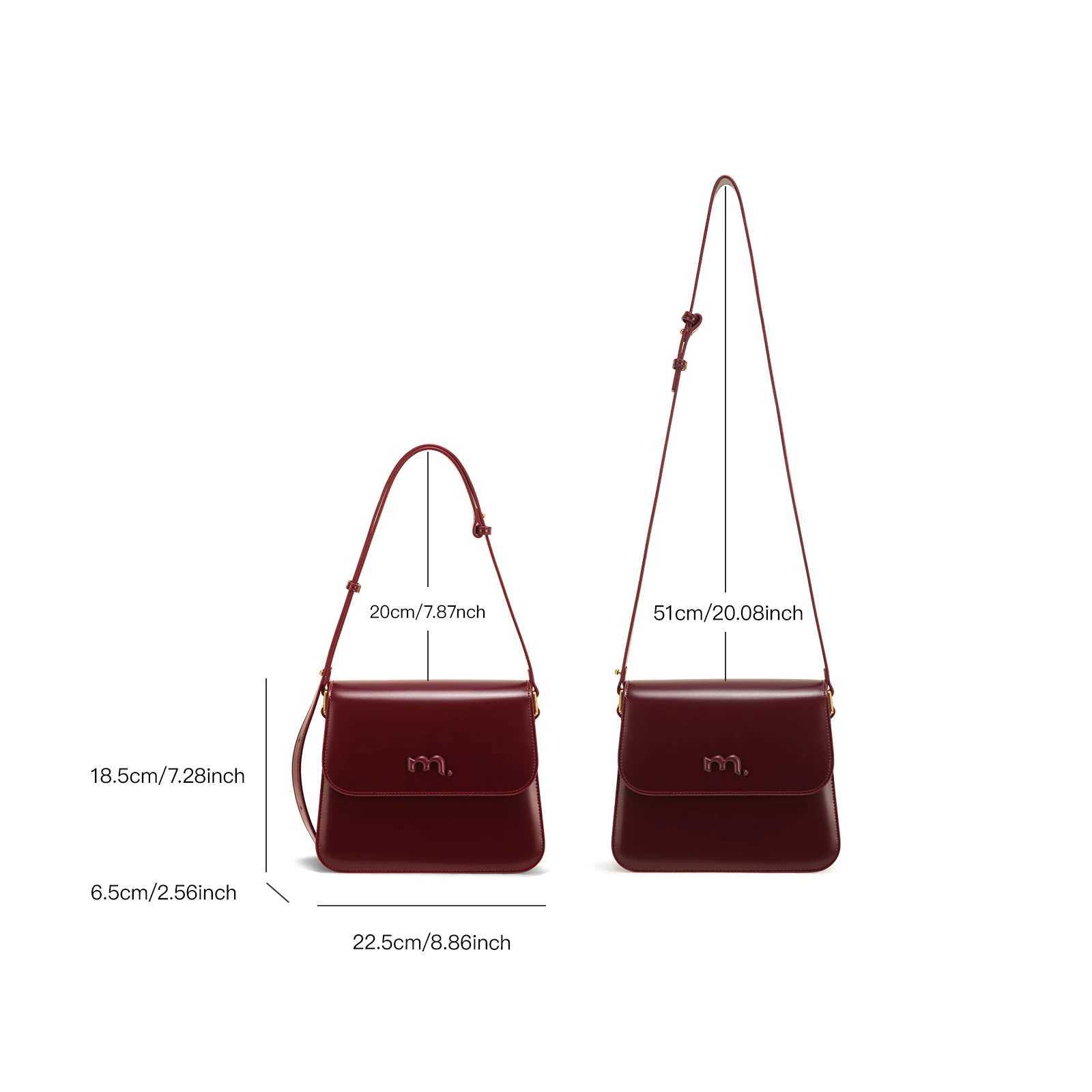 Itamood Christmas Ankara Red Womens Handbag Original Luxury Design New Shoulder Bag New Hardware Saddle Bag Y250319