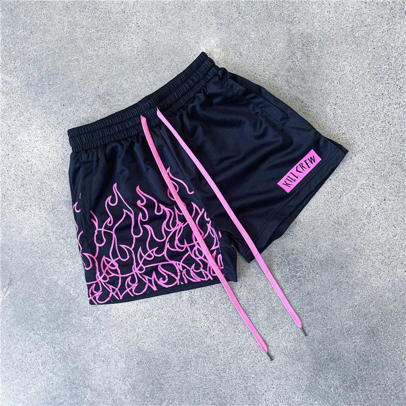 American summer shorts mens threepoint shooting but knee sports casual college boys wear breathable quick drying basketball pants 250312