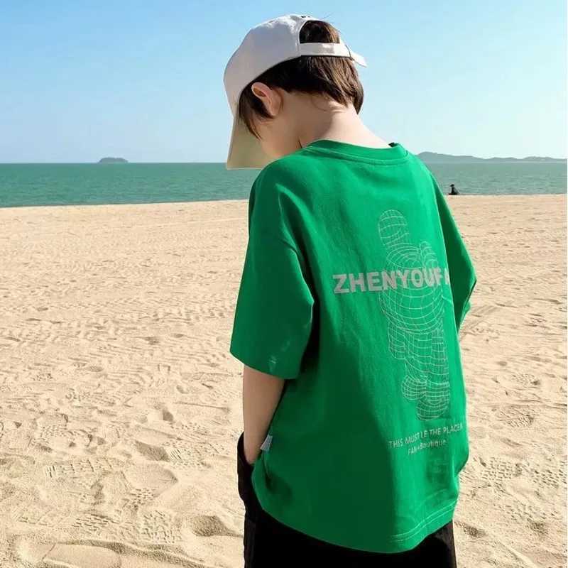 Short sleeved T-shirt childrens T-shirt baby summer clothing baby T-shirt boys clothing boys topT250320