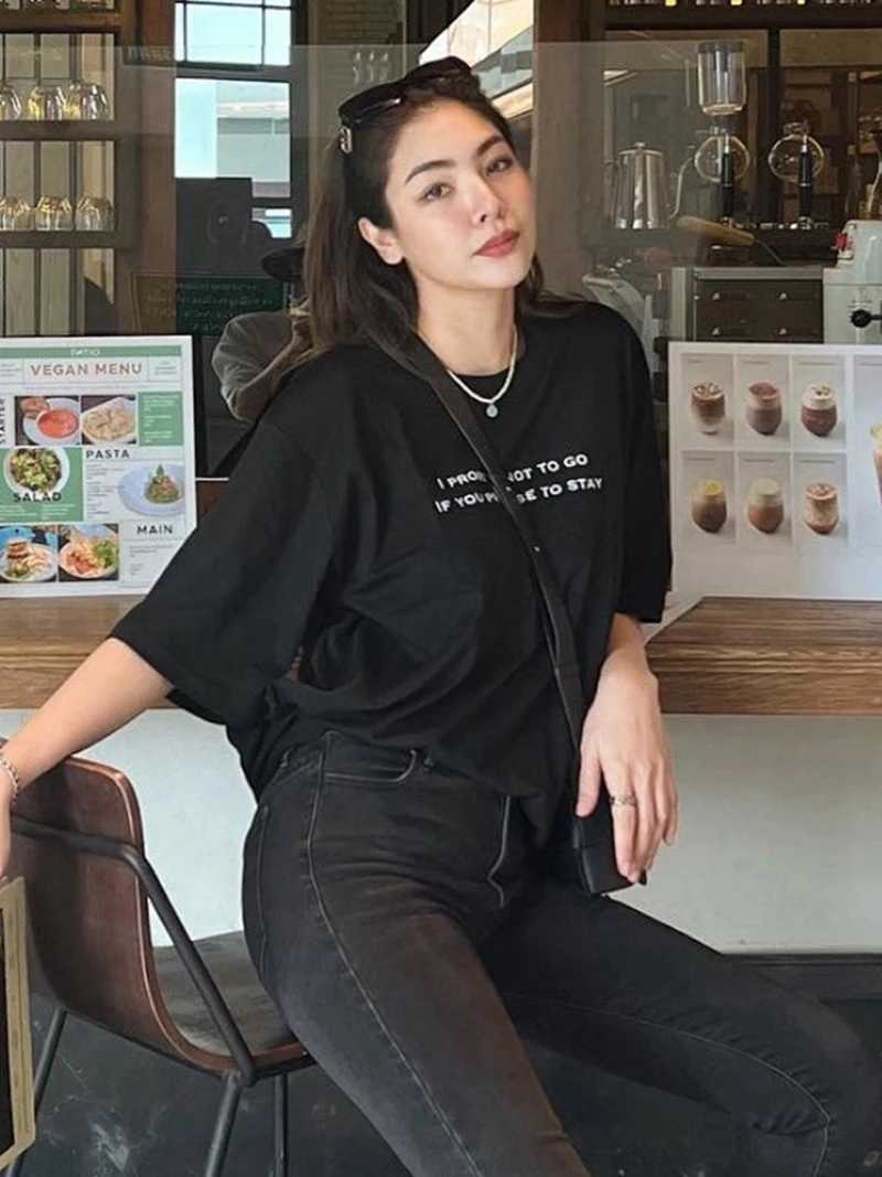 2024 New Fashion Brand Printed Short sleeved T-shirt for Womens Street Style Loose Mens and Womens Cotton Short sleeved TopsT250320