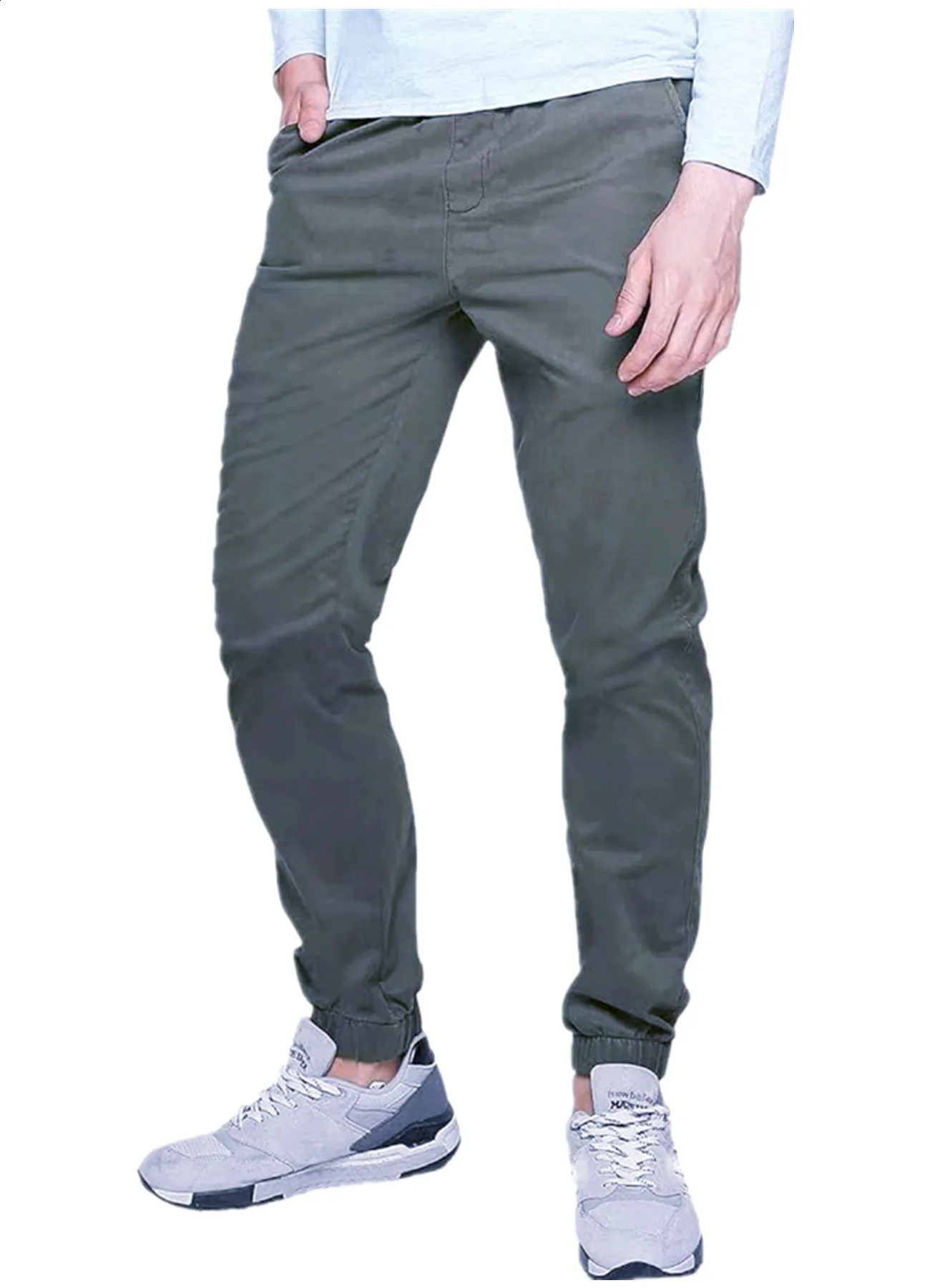Mens multi pocket casual straight tube loose multicolor work pants sports and fitness outdoor 250319