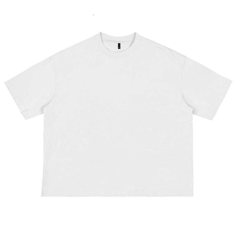 Versatile new product short Boxy Fit style pure cotton American trendy brand fall shoulder sleeve men's T-shirt