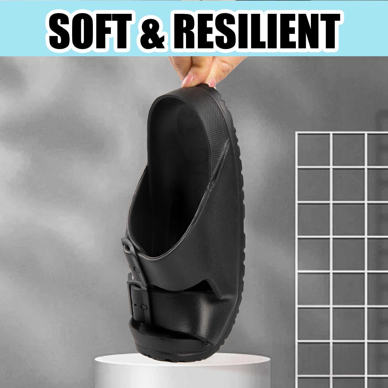 Mens sliders with adjustable double butt EVA material and leisure bathroom indoor and outdoor sliders Y250320