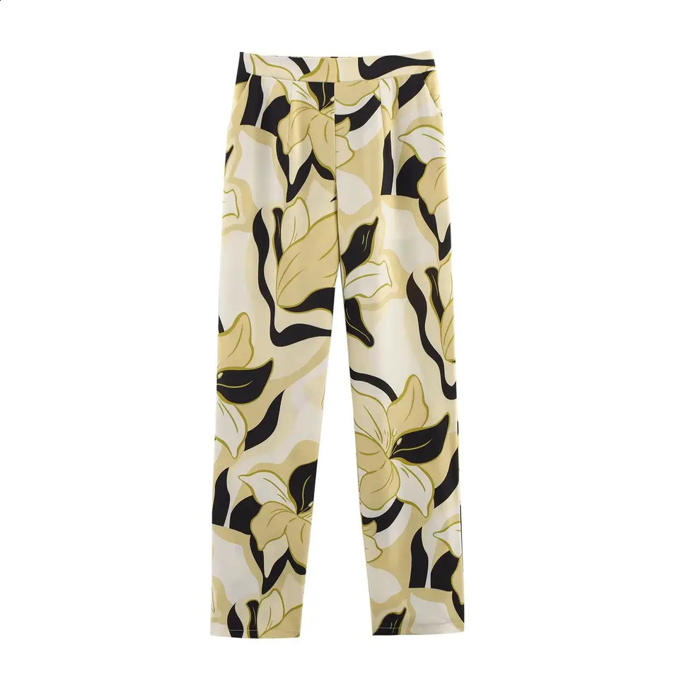Trafshe Elegant Womens Pants Set Trouser Printed Match Summer 2175556 250319