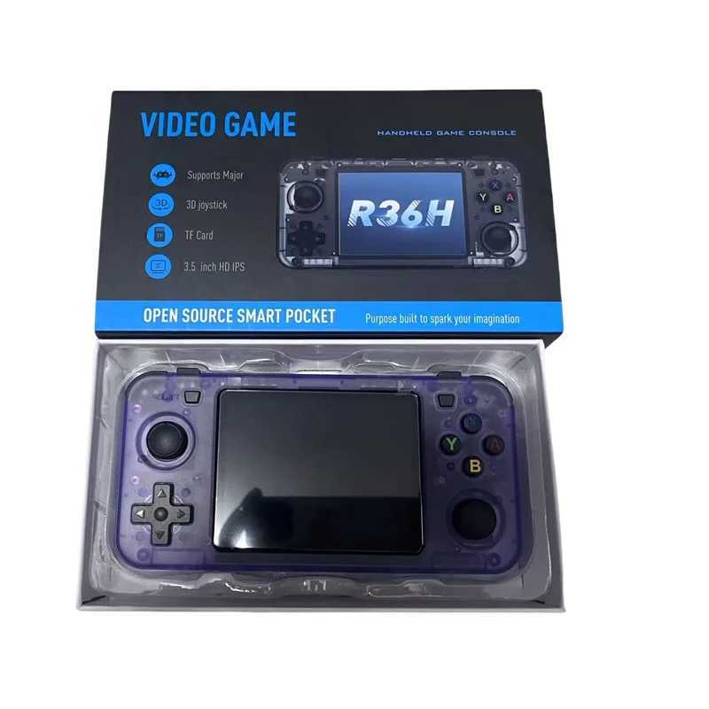 r36h Handheld Game Console 3.5-Inch IPS Sn Linux RK3326 Retro 64/128GB Open-Source Linux System Classic Game Consoles B250620