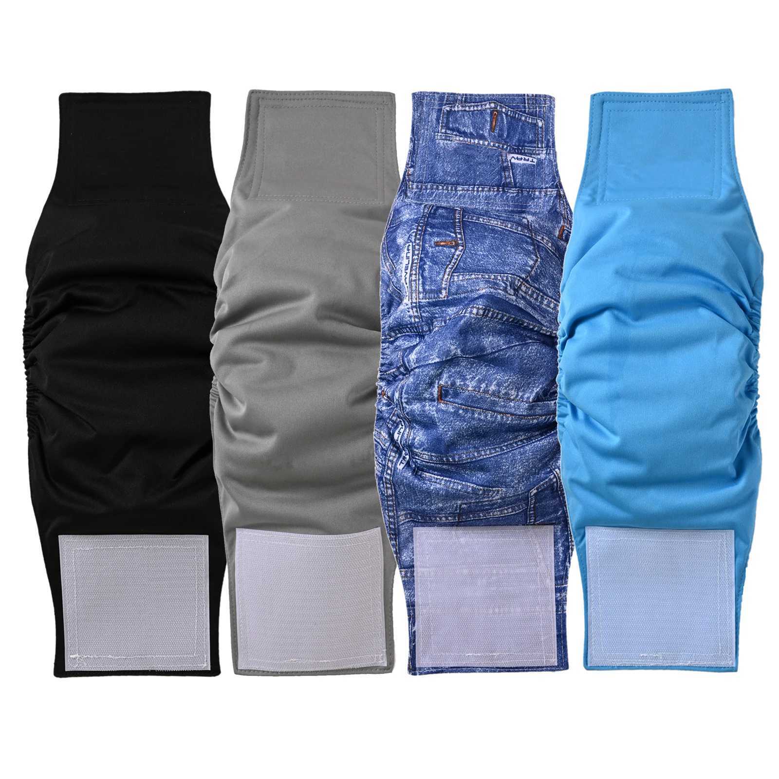 2/3/4/5 packs of mens dog packaging small dog pet dog physiological pants sanitary underwear belly belt pajamas cotton diaper packaging Y250320