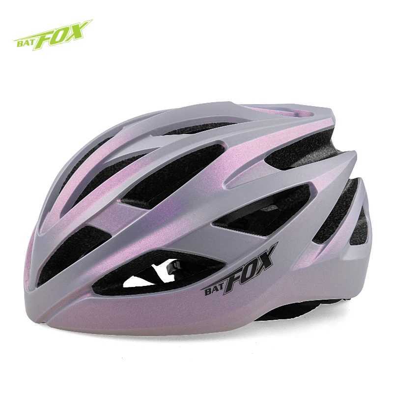 New Arrival BATFOX Road Bike Helmet Lightweight Breathable Adjustable One Piece Comfortable Lining Mens Bike Safety Helmet Bike Helmet Z250320