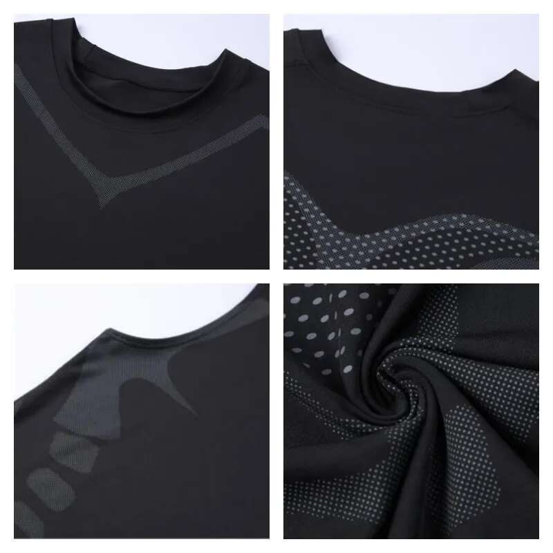 Men's compression vest, sleeveless gym shirt, quick drying sportswear, fitness, strength training, muscle training tops