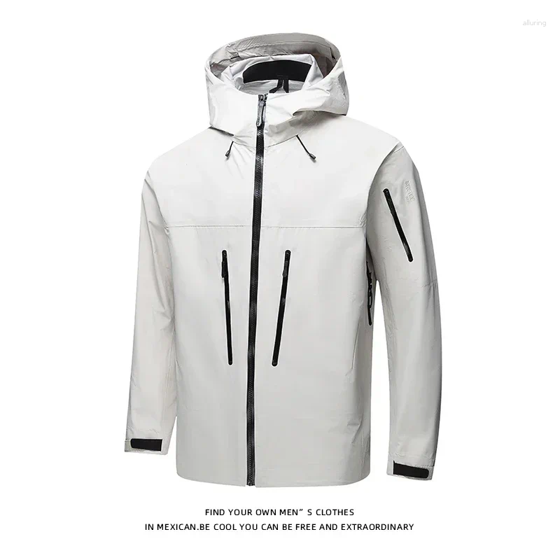 Men's Jackets Arc Duricrust Rain-proof Mens Womens High Quality Camping Coat Outdoor Waterproof Windbreaker Hiking Mountain Clothes