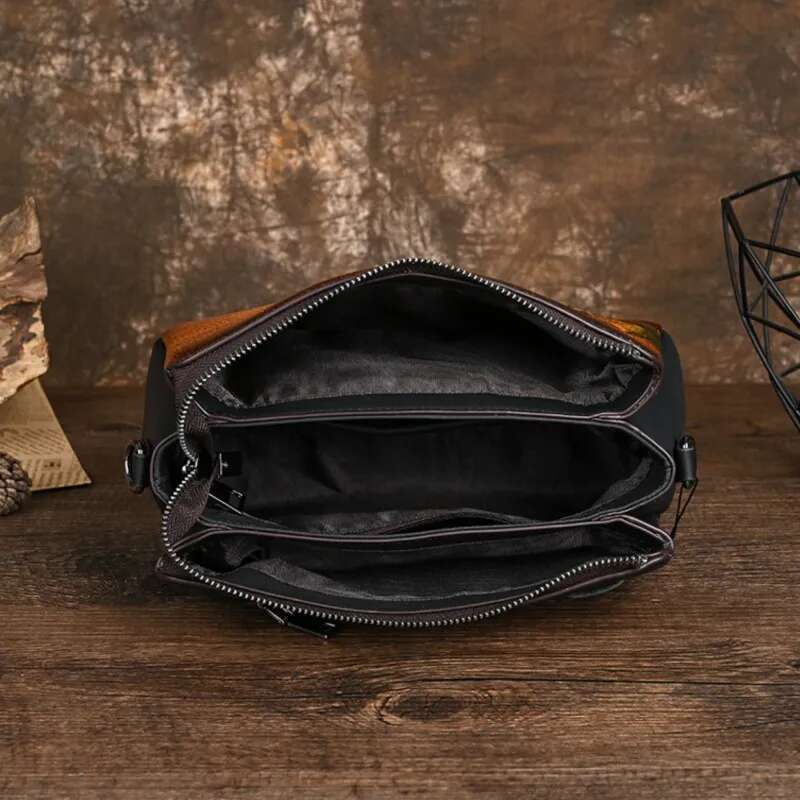 MOTORA New Genuine Leather Women Shoulder Bags Retro Rabbit Emed Handbag Ladies Small Cowhide Handmade Crossbody Bag