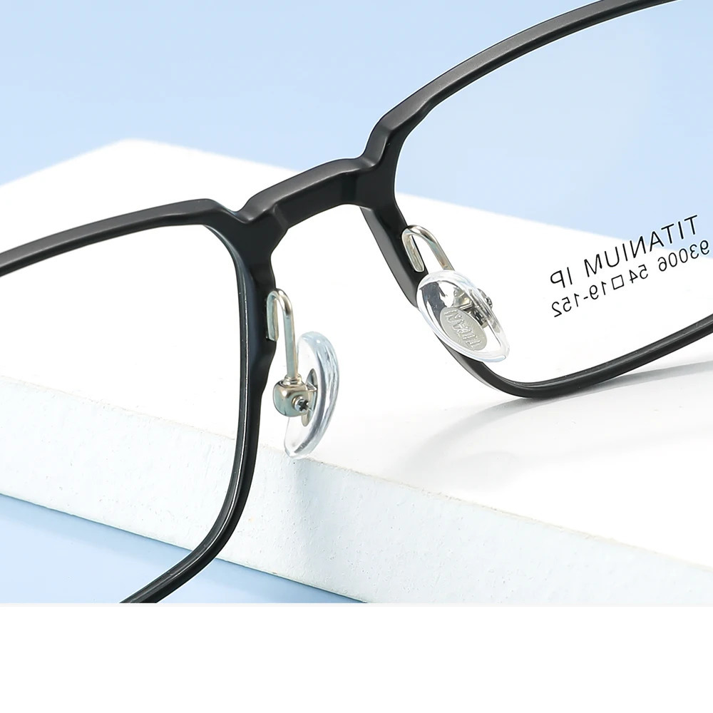 3 In 1 Pure Full Rim Square Men Glasses Frame With Polarized Clip On Sunglasses And Night Vision Women Eyewear 93006 250228