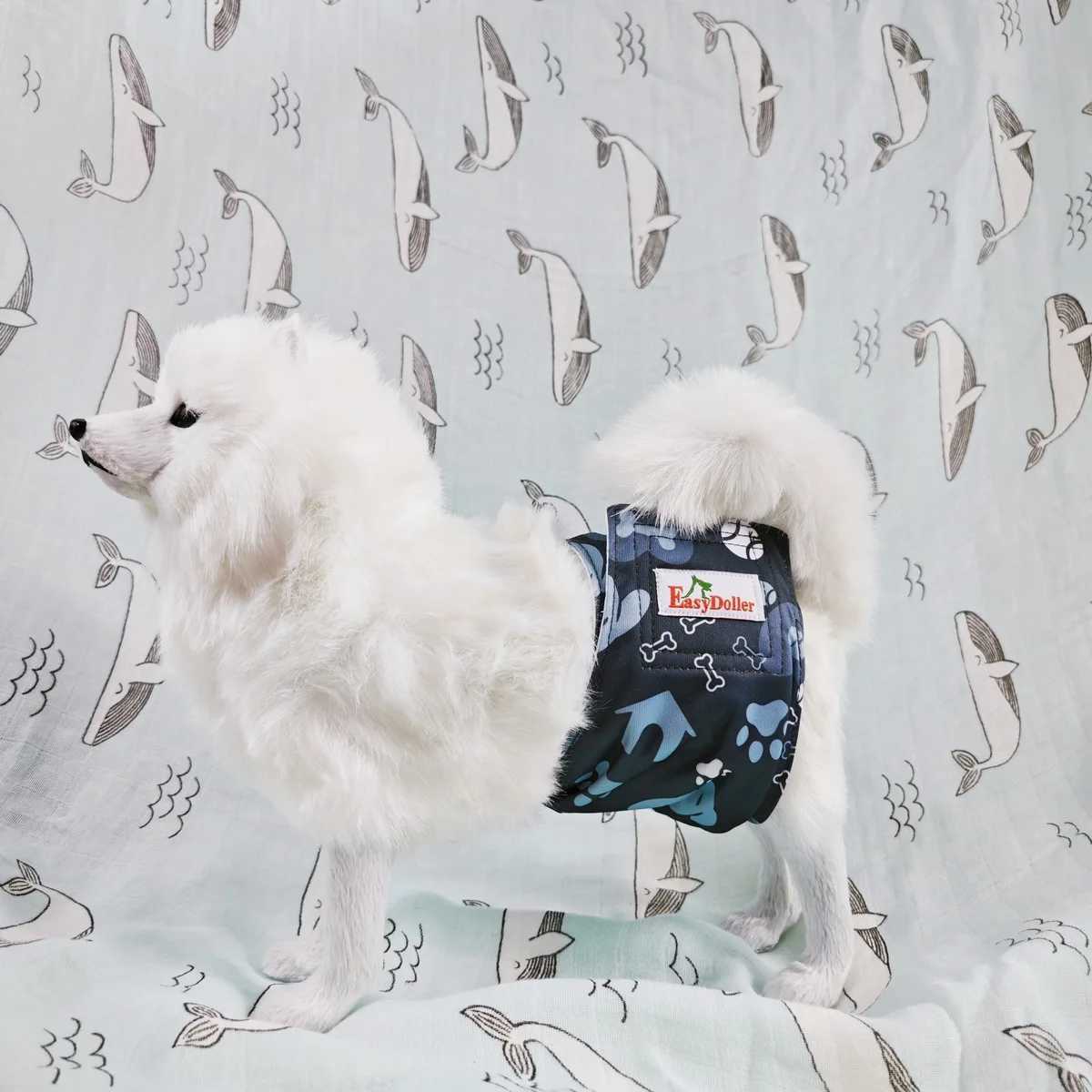 6 Washable Dog Diapers - Reusable Packaging Diapers for Hot Dogs - Super Absorbent Dog Diapers Y250320