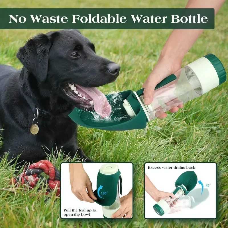 Dogs cats puppies pet water dispensers with beverage cups and food containers outdoor leak proof Y250319