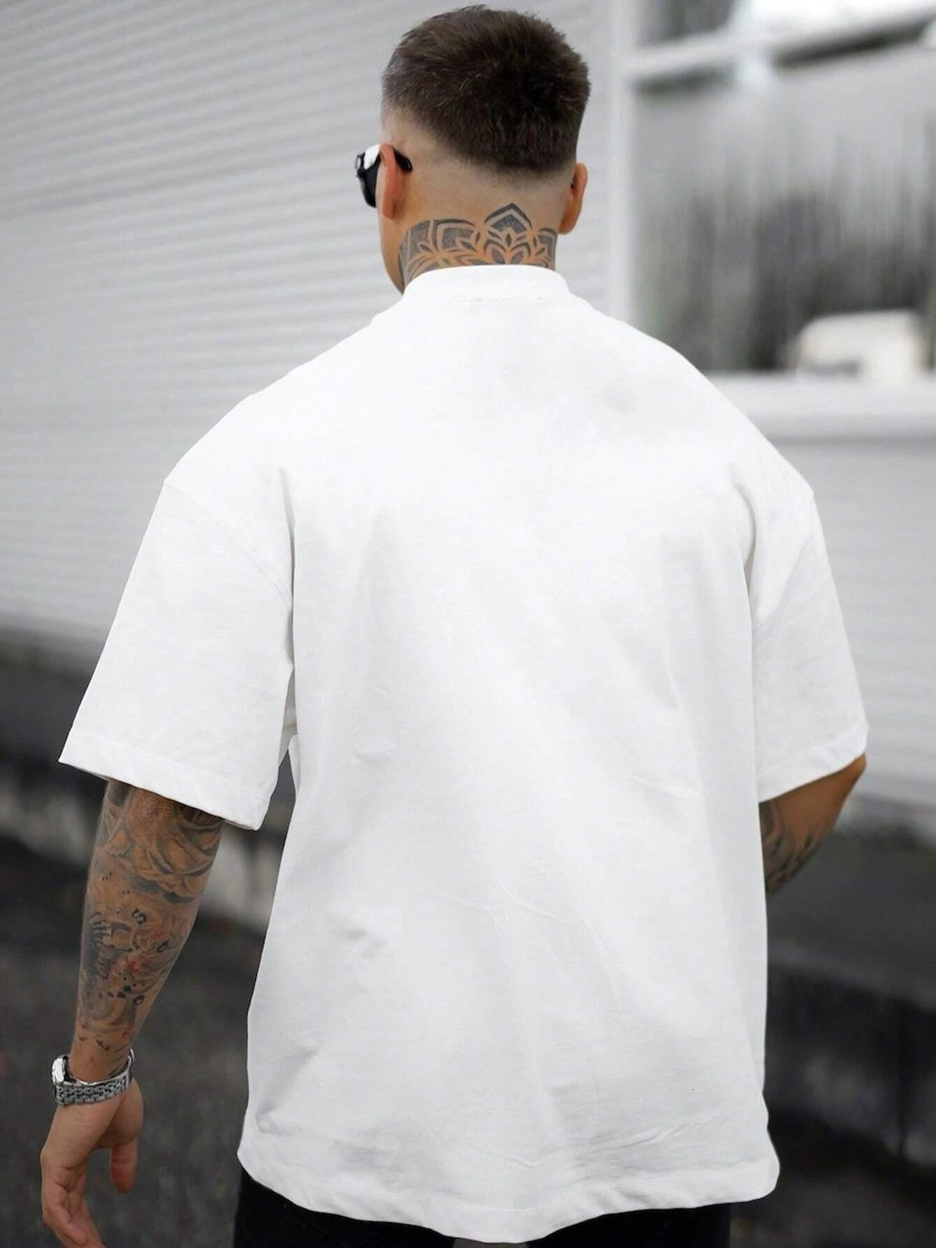Faith Over Fear Men Cotton Tshirt y Fashion Big Size Top Casual Short Sleeve Streetwear Classic Arrival Tee 4XL 250320